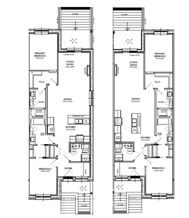 Upper Units Floor Plan
