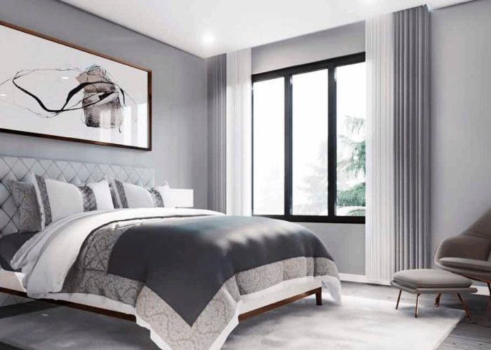 bedroom, bed, décor, interior