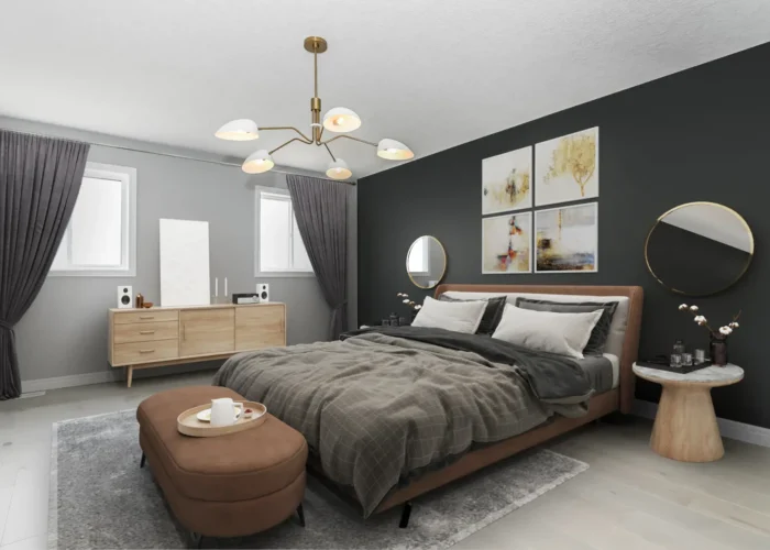 bedroom, interior, design, furniture, fusion homes, guelph, Ontario Canada
